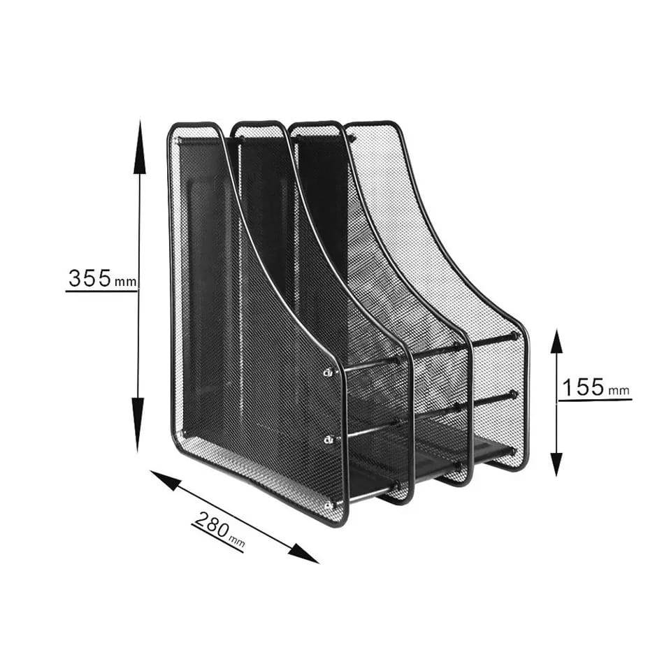 Metal Mesh Document Storage 2 Layer