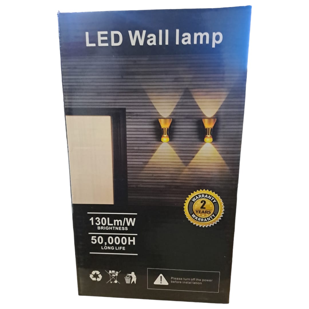 12W 5 LED W Shaped Wall Lamp