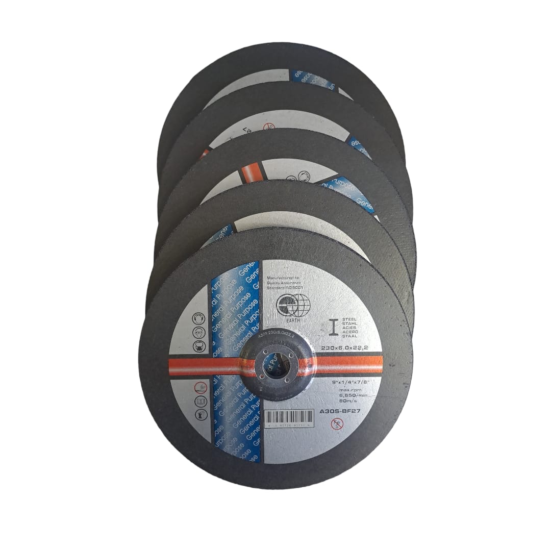 5Pcs 230mm Steel Grinding Discs