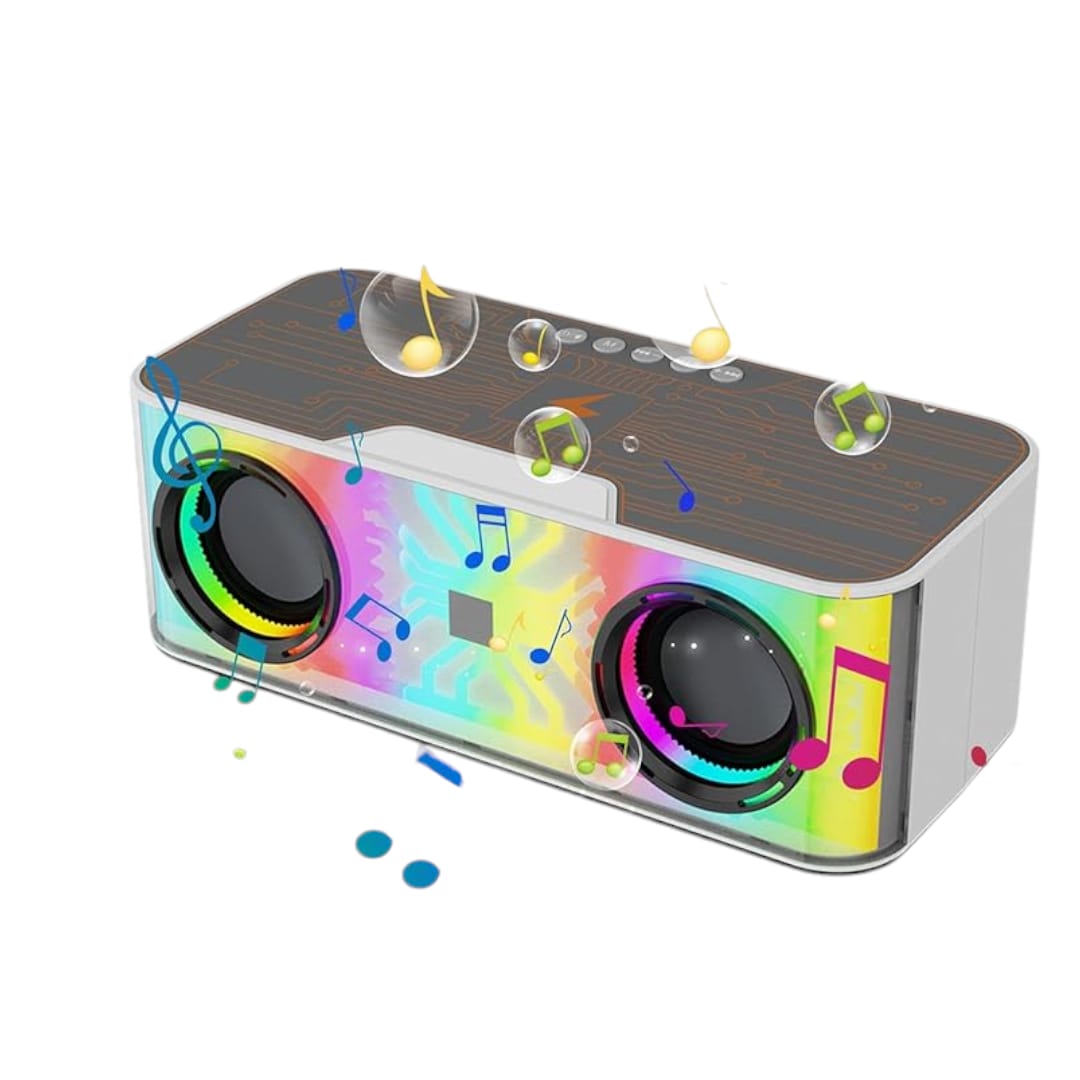 Portable Colourful Speakers With FM Radio