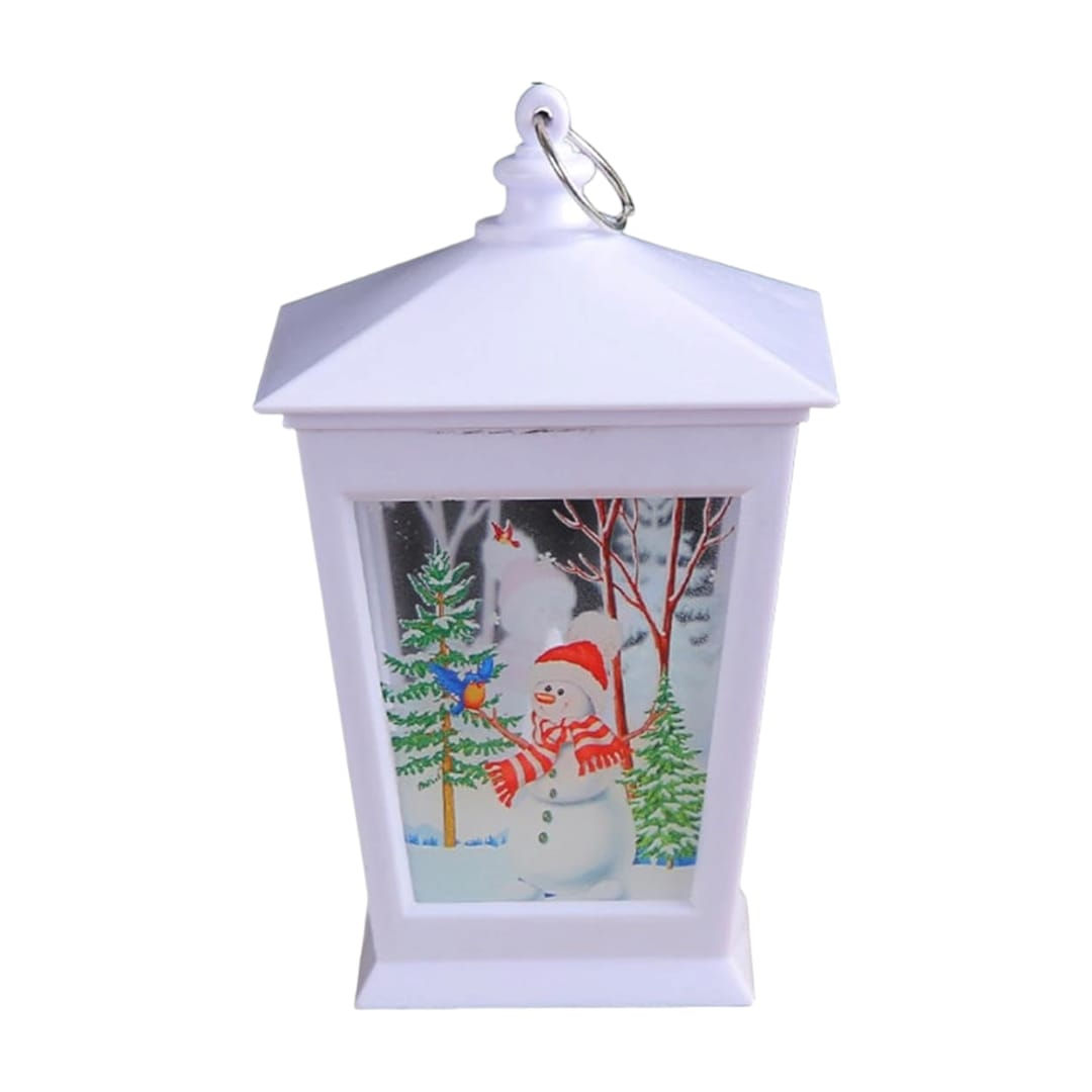 Snowman Portable Mini Multipurpose Lantern For Christmas Décor