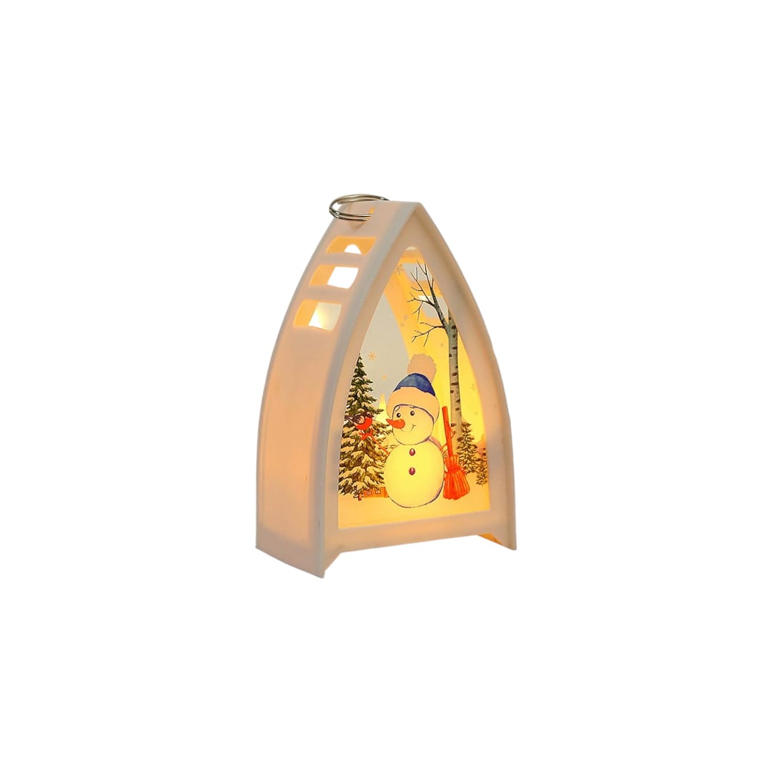 Hut Design Electronic Christmas Decorations LED Light