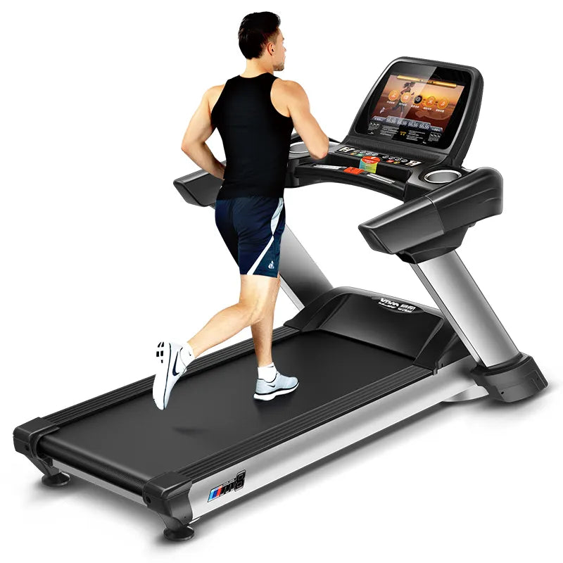 PRO-SPORTZ M8 Commercial Motorized Treadmill Machine Inc 15.6” TFT Screen, Watch Netflix or Google Capabilities Inc Bluetooth. Fitted With Kinomaps, Zwift & Yfit Apps