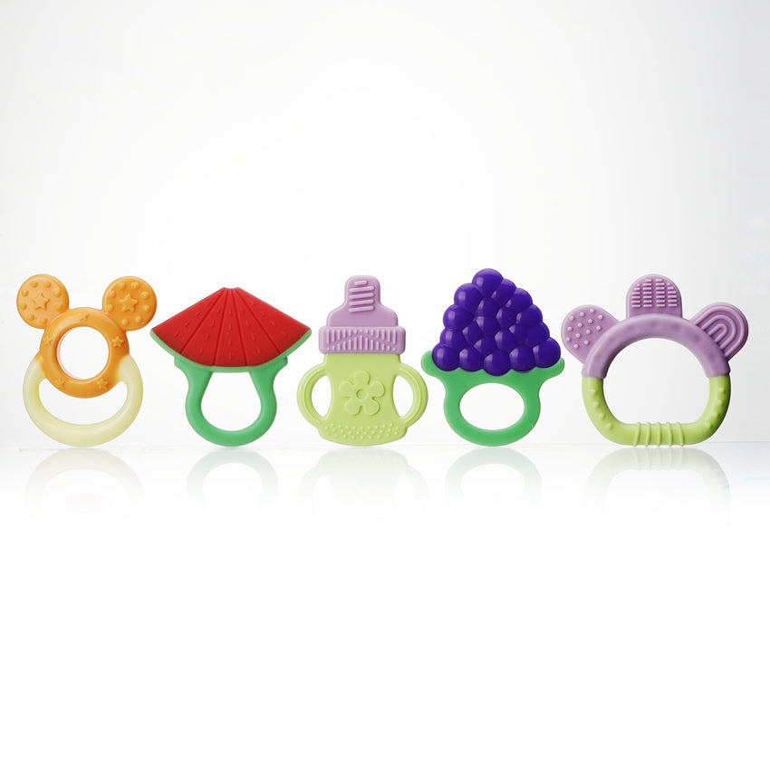 5Pcs Silicone Teethers