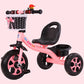 Tricycle Kid's Trike with Parental Adjust Push Handle Children Tricycle/Bicycle for Kid's Ride on Outdoor with Parantal Control | Suitable for Boys & Girls