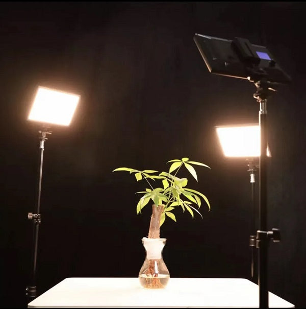 14 Inches LCD Display Studio Light Photography Lighting With Stand