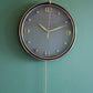 Modern Rustic Wall Clock Various Colours