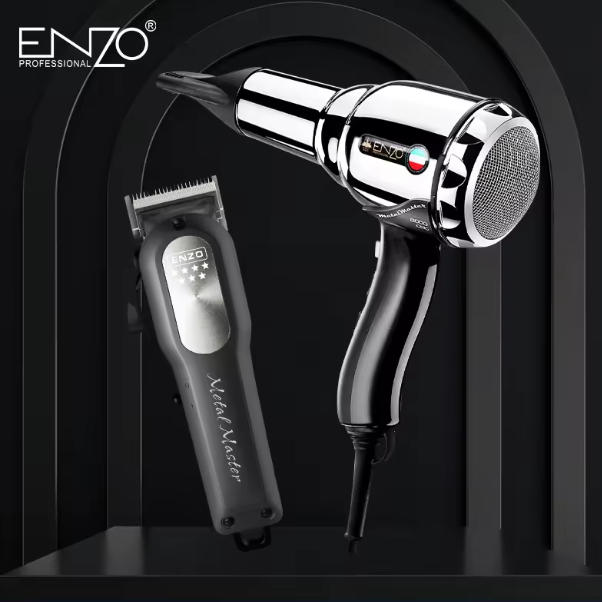 ENZO Electric Wall Mount Professional Stainless steel metal Salon Hair Dryer Set Modern Quick Dry Hair Dryer