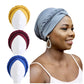 Solid Colour Braided Hair Bonnet