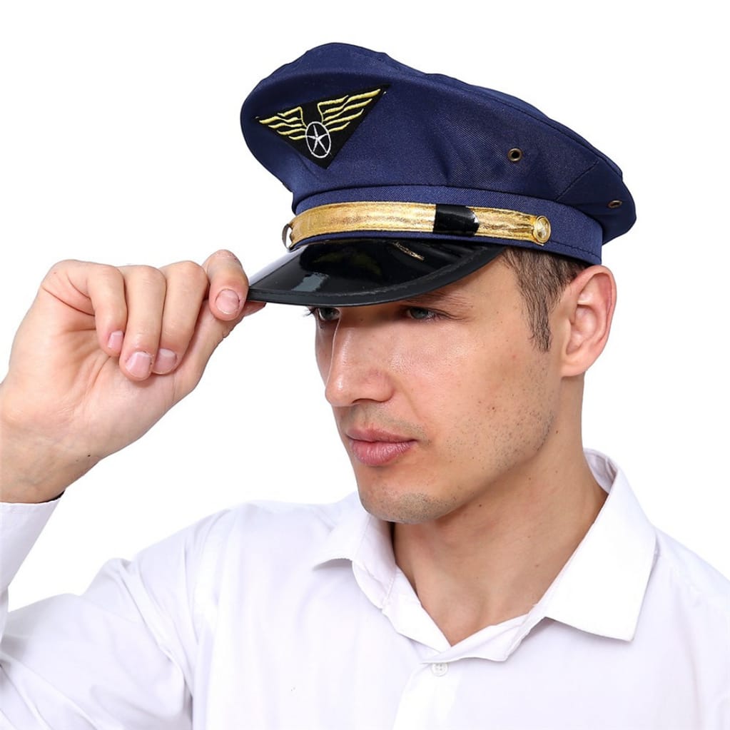 Unisex Captain Pilot Hat