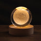 3D Luminous Crystal Ball LED Night Lamp Decor With Luminous Base