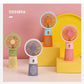 Mini Handheld Fan Chinese Style USB Charging Fan Portable Small Pocket Electric Fan for Travel Rechargeable Summer Cooling