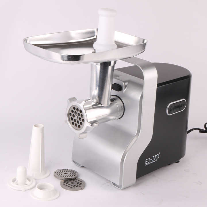 ENZO Multi-Function Home Stainless Steel Exchangeable Electric Sausage Stuffer Kits Mincing Machine Electric Meat Grinder