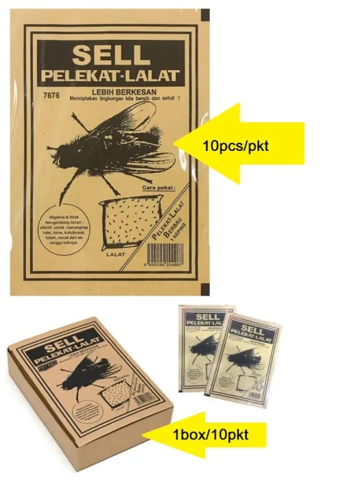 SELL Pelekat Lalat /Flies trap 10's