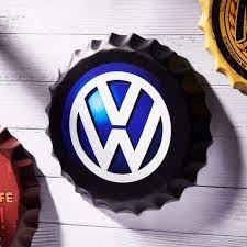 Vintage Style Metal Bottle Cap Bar Sign Car Logo