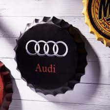 Vintage Style Metal Bottle Cap Bar Sign Car Logo