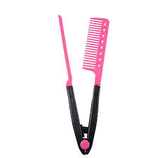 V-Shaped Hair Straightening Comb