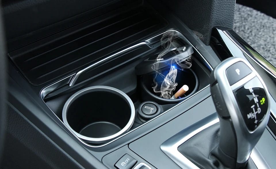 Car LED Ashtray Trash Cans