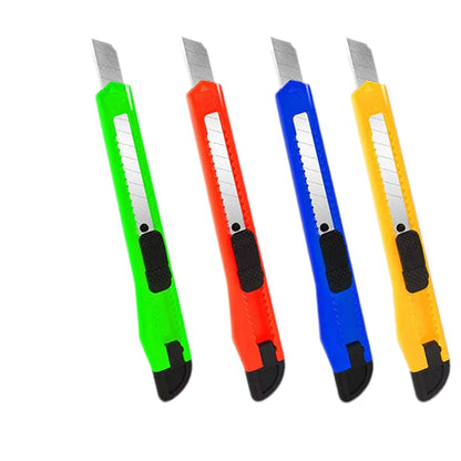 Retractable Utility Knife With Blades 12Pcs