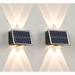 Two Mode Solar Wall Lights