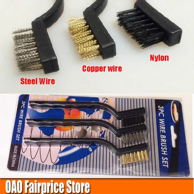 3 Piece Wire Brush Set