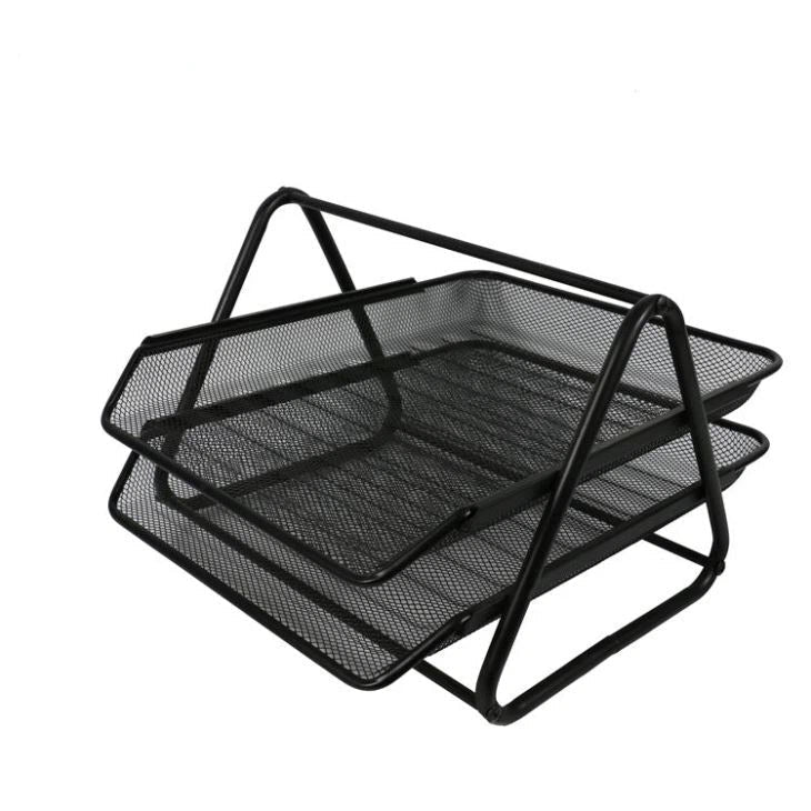 2 Tiers Document Basket Tray for Offices