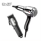 ENZO Electric Wall Mount Professional Stainless steel metal Salon Hair Dryer Set Modern Quick Dry Hair Dryer