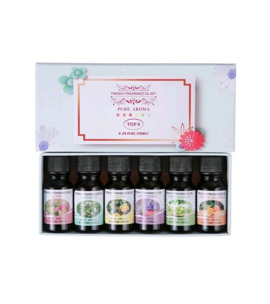 6 Piece - 10ml Essential Oil Pure Aroma Fragrance Oil