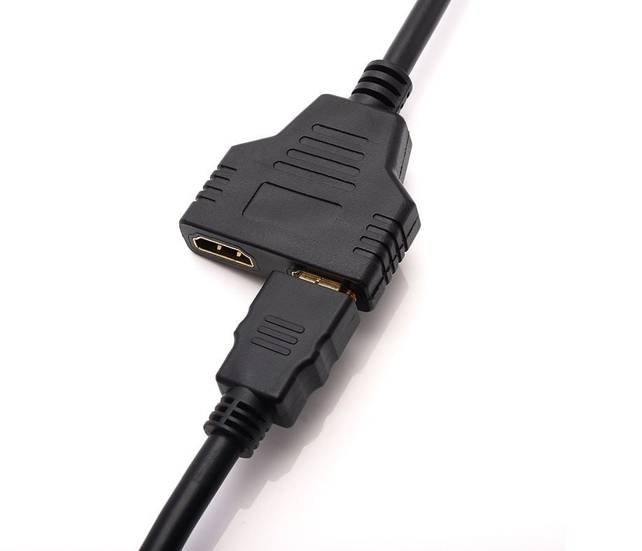 Male To Female HDMI Splitter 2 Port