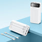 30000mAh Detachable Cable Power Bank