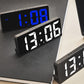 Slim Line Alarm Clock With USB DC Cable-Black