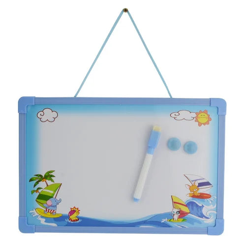 Double Faced White Board/Drawing Board And Alphabet Board For Kids