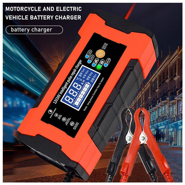 GEL & AGM 12V and 24V Intelligent Pulse Repair Battery Charger