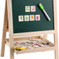 Double Sided Small Drawing Board , Chalkboard Adjustable Standing Easel Holder for Kids