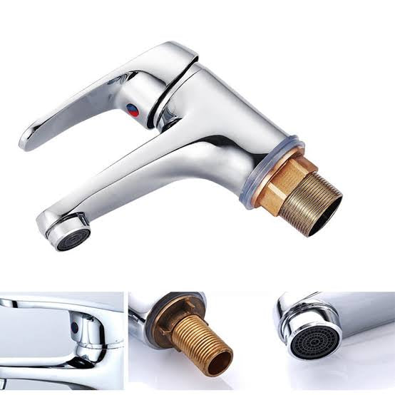 Modern Bathroom Taps Basin Sink Mixer Zinc alloy Tap with 2 Hoses Faucet