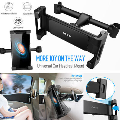 360° Universal Car Back Seat Headrest Mount Holder Stand fr Cell Phone Tablet PC