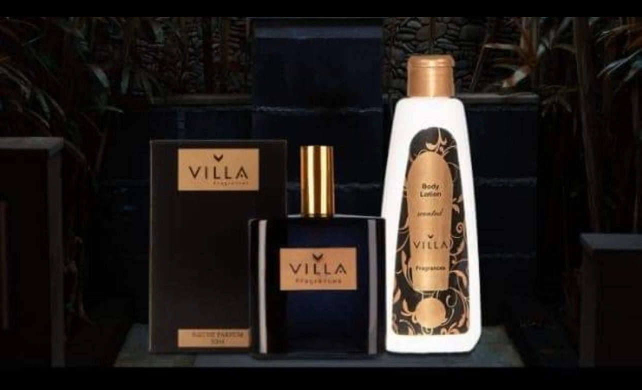 Villa Mens 500ml Cologne + Lotion Combo