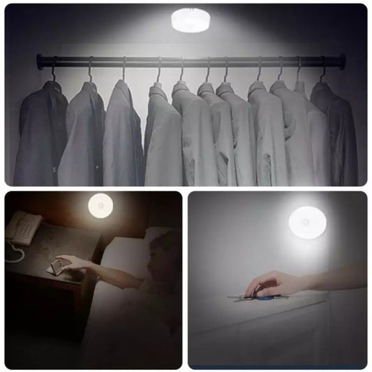 LED Motion Sensor Light Human Body Induction Energy Saving Bedroom Kitchen Bathroom Closet Lamp