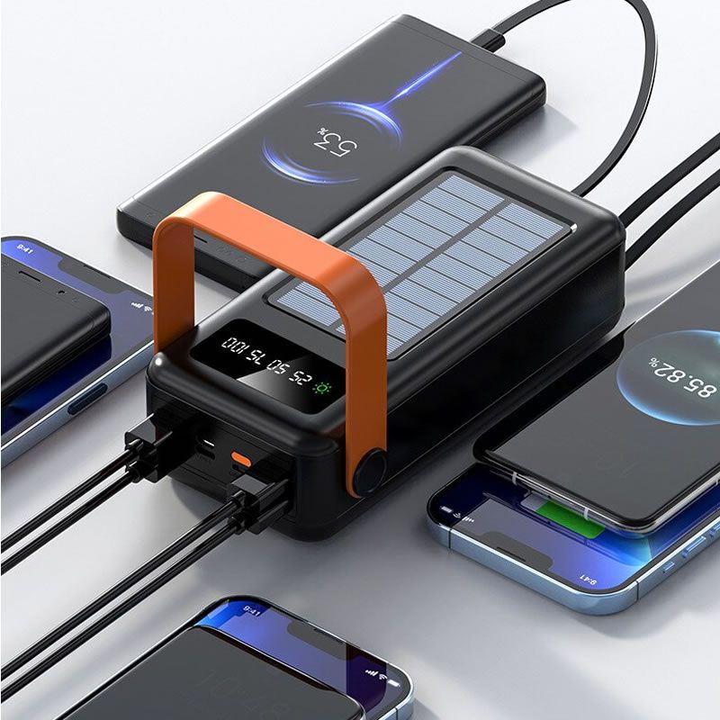 Load Shedding Solar Power Bank 50000mah