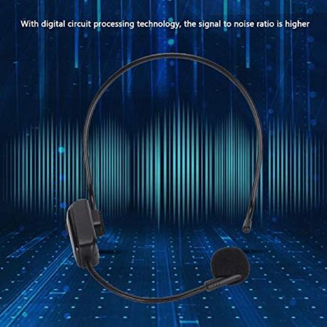 Wireless Microphone Headset - 10M Range - UHF for Voice Amplifier