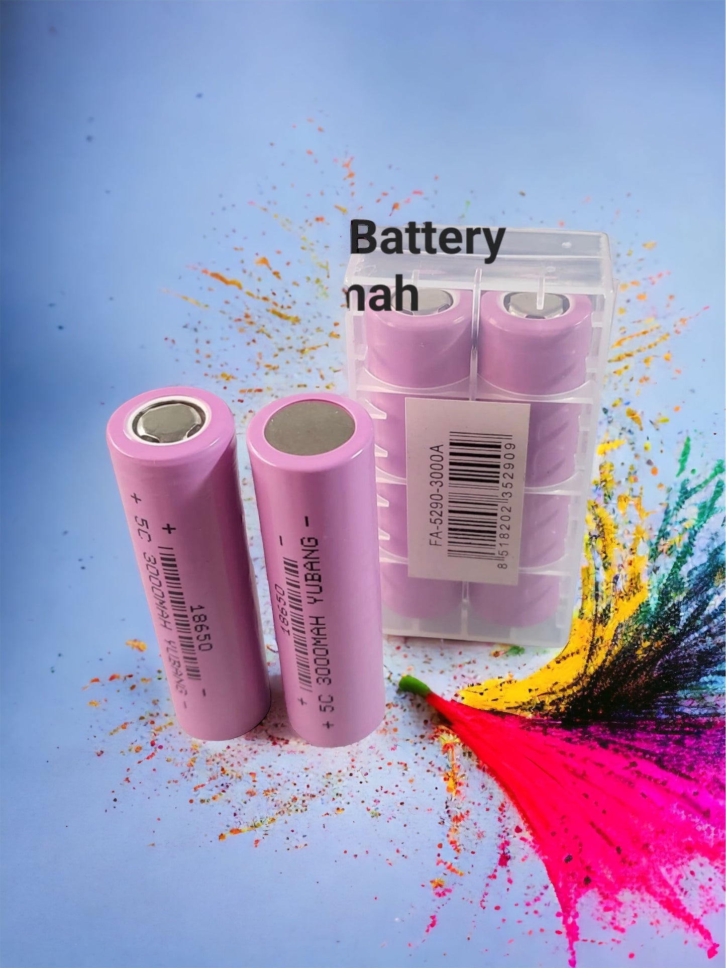 Vape Dual Pack 18650 -3000mah Flat Head Battery