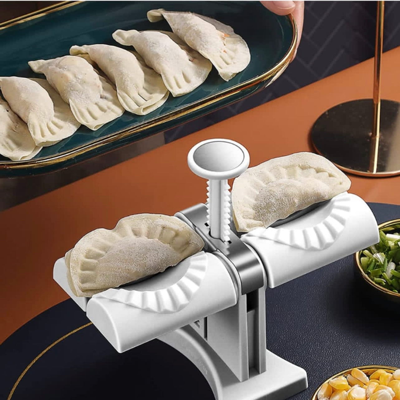 Double-Headed Auto Dumpling Maker