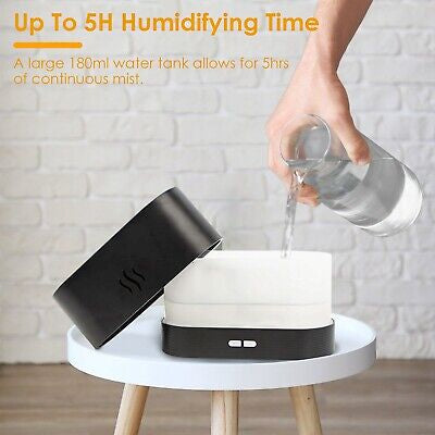 3D Flame Air Humidifier Essential Oil Ultrasonic Aroma Diffuser Home/Office Mist