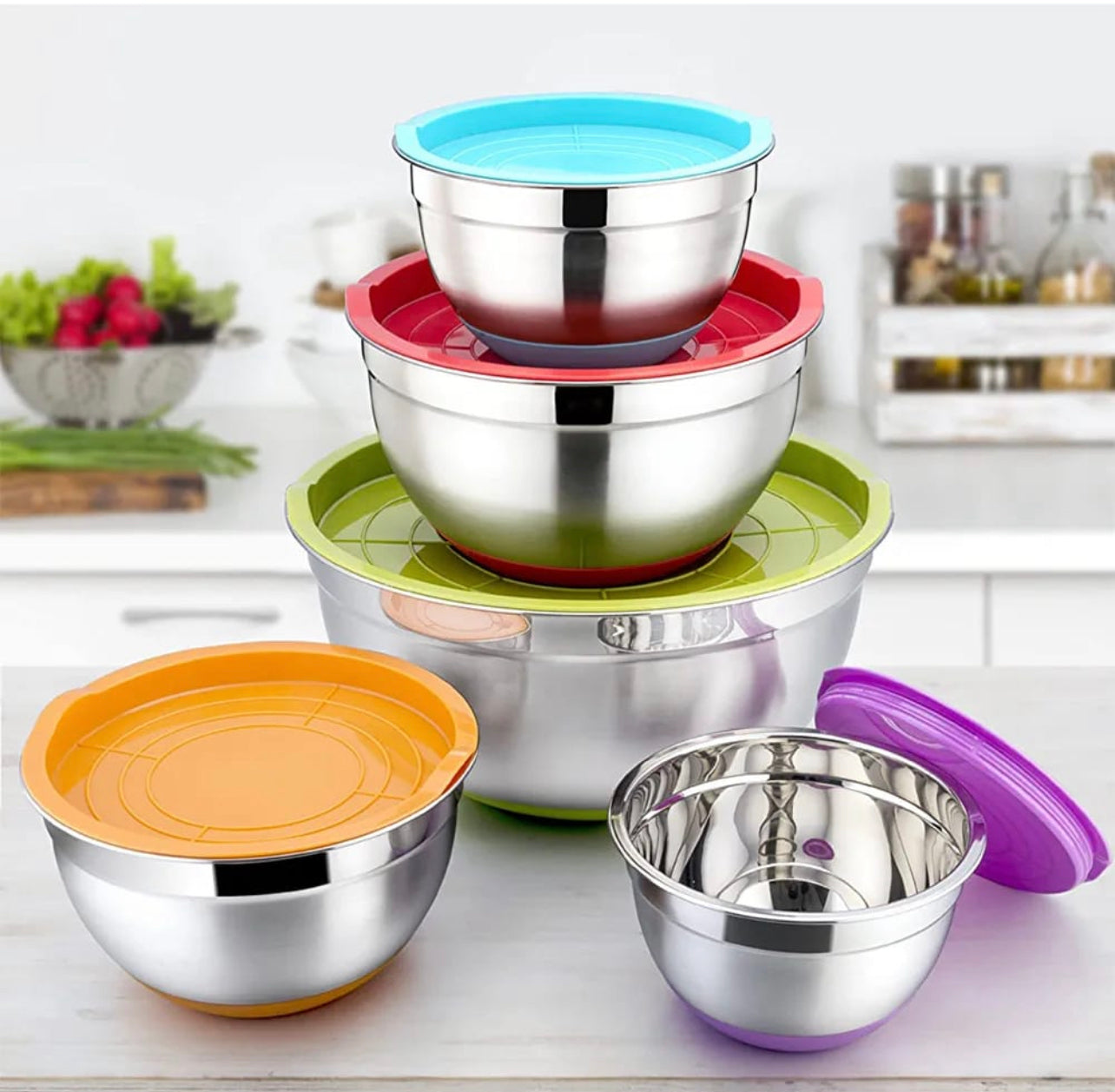 5pc Salad Bowl + Cover