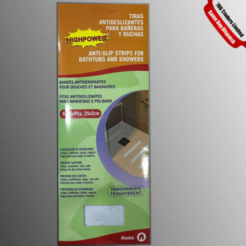 Bathroom Anti-Slip Non-Slip Tape 8piece 25x2cm