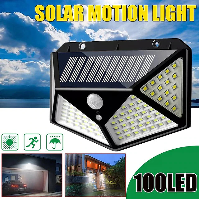 Solar Motion Sensor  Wall Light Combo 4pack