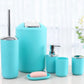 Bathroom Accessories Set Soap Dispenser Toilet Brush Holder for Bathroom 6pc