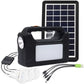 Solar Light Kit - GD-8080 Outdoor Solar Lighting System - 3 Bulb GD-8080 LED Solar Light Kit