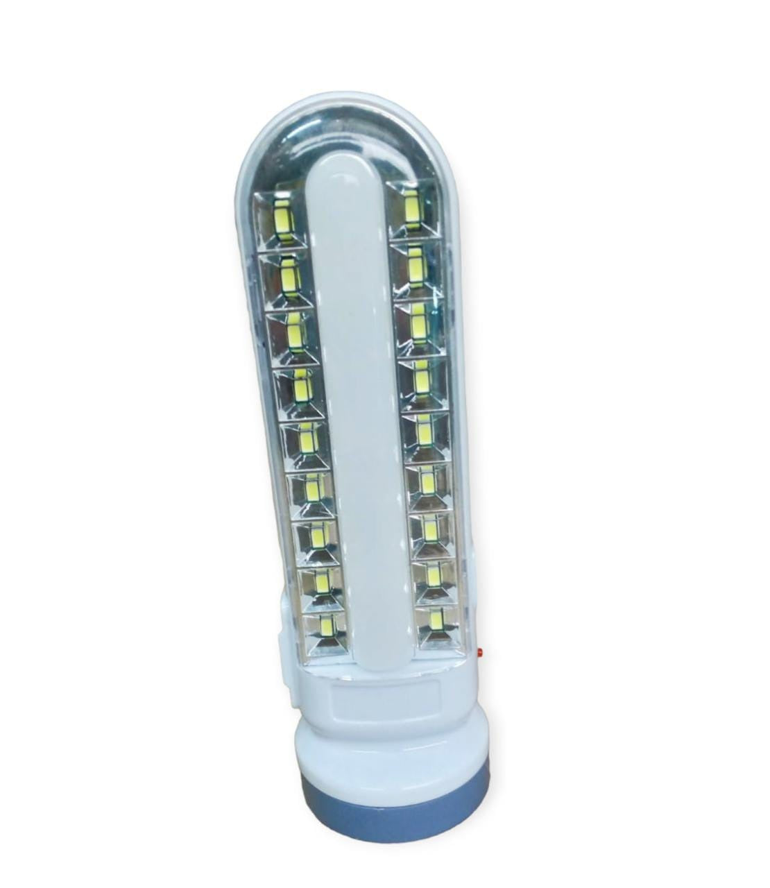 Rechargeable LED Emergency Light 2 Settings + Torch and Battery Operated