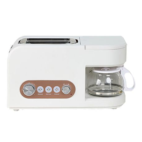 2 in 1 Breakfast Maker Toaster with Coffee Maker 500ml Coffee Pot